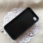 Punk Silver Vane Spiked Tpu Case Iphone 4/4s..